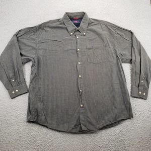 Wrangler Shirt Mens XL Green‎ Long Sleeve Button Outdoors Casual